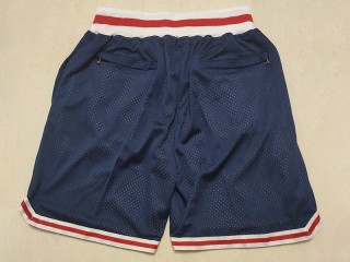 North Carolina Navy Vintage Basketball Shorts