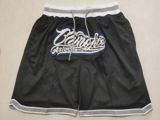 North Carolina Black Vintage Basketball Shorts
