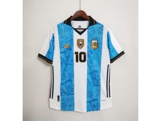 Argentina #10 Messi Commemorative Edition 2022 Jersey