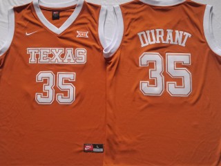 Texas Longhorns #35 Kevin Durant Orange Basketball Jersey