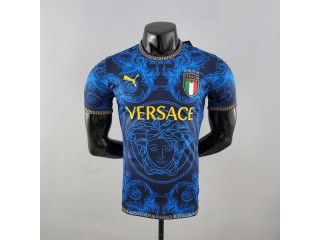 Italy x Versace Blue 2022 Jersey