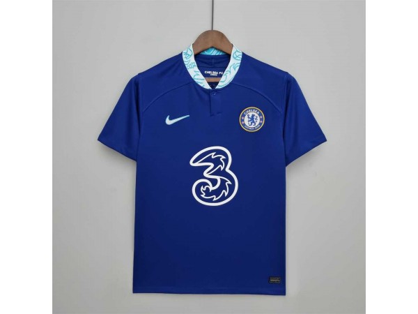 Chelsea Blank 2022-23 Blue Home Soccer Jersey