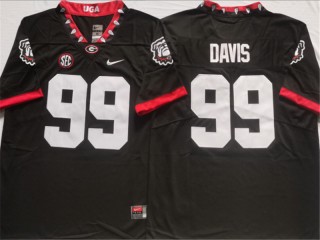 Georgia Bulldogs #99 Jordan Davis Black Untouchable Jersey