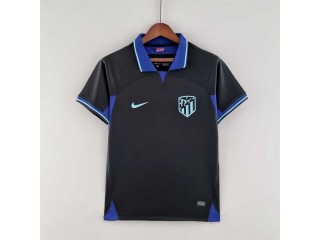 Atletico Madrid Black Away 2022-23 Soccer Custom Jersey
