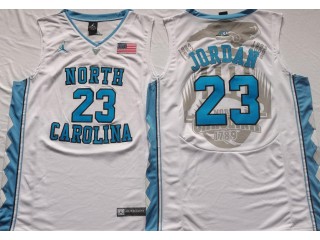North Carolina Tar Heels #23 Michael Jordan White Jersey