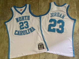 M&N North Carolina #23 Michael Jordan White 1983-84 Jersey
