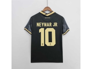 Brazil #10 Neymar Jr 2022 Black Jersey