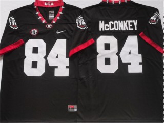 Georgia Bulldogs #84 Ladd McConkey Black Untouchable Jersey