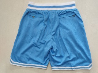 North Carolina Light Blue Vintage Basketball Shorts