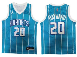 Charlotte Hornets #20 Gordon Hayward Teal Jersey