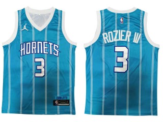 Charlotte Hornets #3 Terry Rozier Teal Jersey