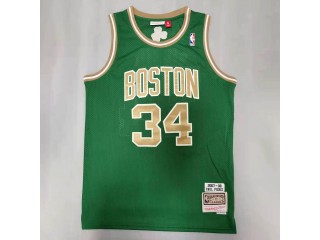 M&N Boston Celtics #34 Paul Pierce 2007/08 St. Patrick's Swingman Jersey