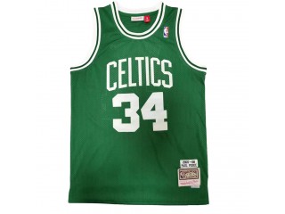 M&N Boston Celtics #34 Paul Pierce Green 2007-08 Hardwood Classics Jersey