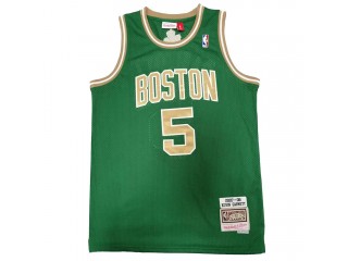 M&N Boston Celtics #5 Kevin Garnett 2007/08 St. Patrick's Swingman Jersey
