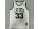 M&N Boston Celtics #33 Larry Bird White 1985-88 Hardwood Classics Jersey