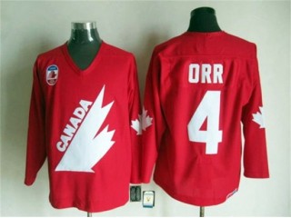 1991 Canada Cup Team Canada #4 Bobby Orr CCM Vintage Jersey - Red/White