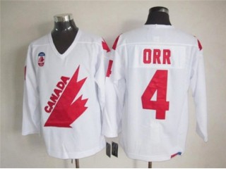 1991 Canada Cup Team Canada #4 Bobby Orr CCM Vintage Jersey - Red/White
