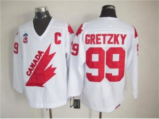 1991 Canada Cup Team Canada #99 Wayne Gretzky CCM Vintage Jersey - Red/White