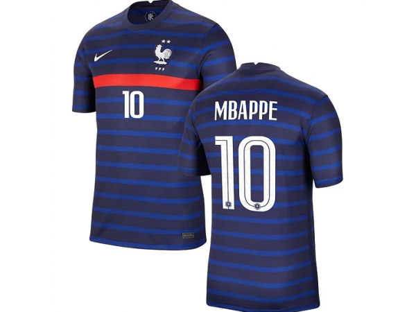 France #10 Mbappe Home Soccer Jersey