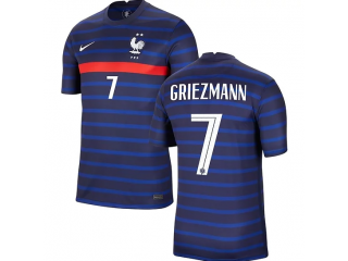 France #7 Griezmann Home Soccer Jersey