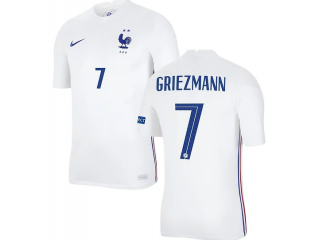 France #7 Griezmann Away Soccer Jersey