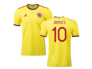 Colombia #10 James Rodriguez Home Soccer Jersey
