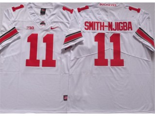 Ohio State Buckeyes #11 Jaxon Smith-Njigba White College Jersey