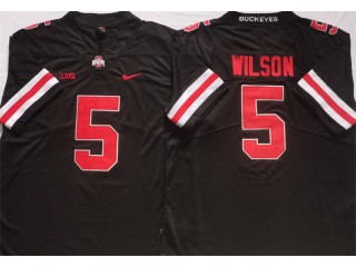 Ohio State Buckeyes #5 Garrett Wilson Black College Jersey