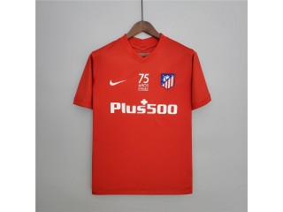 Atletico Madrid Blank Red 75TH 22-23 Soccer Jersey