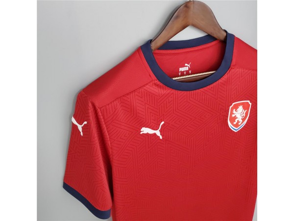 Czech Republic Blank Home Soccer Jersey