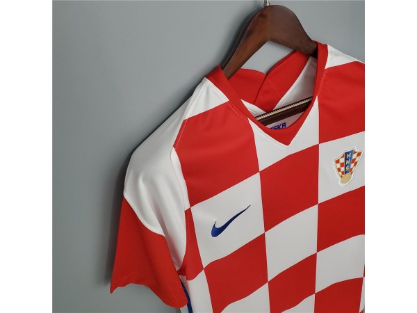 Croatia Blank Home Soccer Jersey