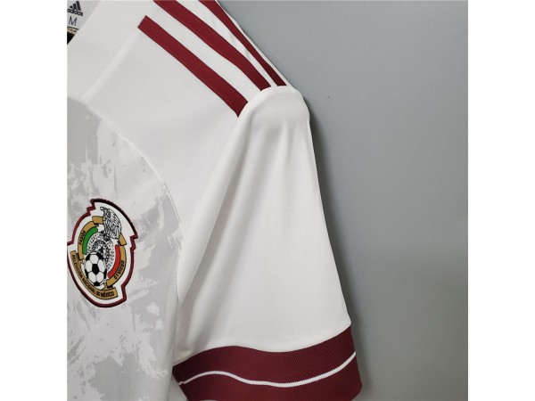 Mexico Blank White Soccer Jersey