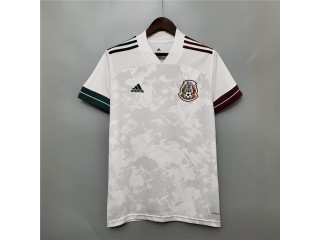 Mexico Blank White Soccer Jersey