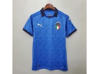 Italy Blank Home Soccer Jersey