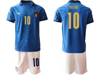 Italy #10 Insigne Home Soccer Jersey