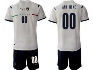 Italy Away Soccer Custom Jersey