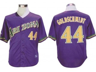 Arizona Diamondbacks #44 Paul Goldschmidt Purple Throwback Jersey