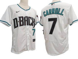 Arizona Diamondbacks #7 Corbin Carroll White Flex Base Jersey