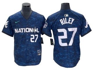 National League #27 Austin Riley Blue 2023 MLB All-Star Game Limited Jersey