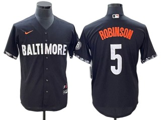 Baltimore Orioles #5 Brooks Robinson Black 2023 City Connect Jersey