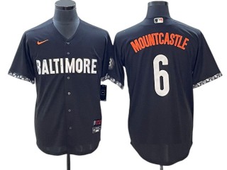 Baltimore Orioles #6 Ryan Mountcastle Black 2023 City Connect Jersey