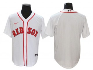 Boston Red Sox Blank White Home Cool Base Jersey