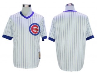 Chicago Cubs Blank White Cooperstown Collection Throwback Jersey
