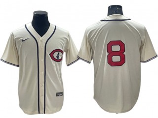 Chicago Cubs #8 Andre Dawson Cream Field of Dreams Jersey