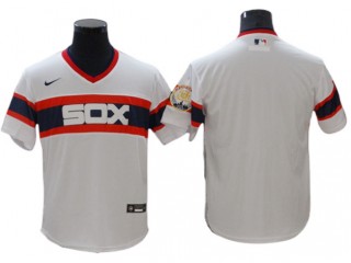 Chicago White Sox Blank White Cooperstown Collection Cool Base Jersey