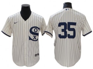 Chicago White Sox #35 Frank Thomas White Field of Dreams Cool Base Jersey
