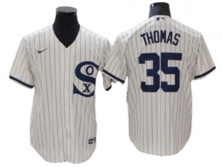 Chicago White Sox #35 Frank Thomas White Field of Dreams Cool Base Player Name Jersey