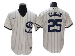 Chicago White Sox #25 Andrew Vaughn White Field of Dreams Cool Base Player Name Jersey