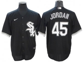 Chicago White Sox #45 Michael Jordan Black Alternate Cool Base Jersey