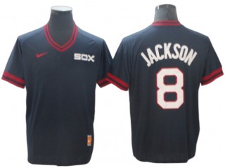 Chicago White Sox #8 Bo Jackson Navy Cooperstown Collection Legend Jersey